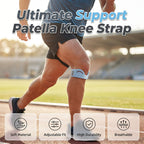 🦵 LIMITED-TIME 50% OFF! 💥 Patella Brace – Silicone, Shock-Absorbing, Breathable, Dual-Buckle 🏃